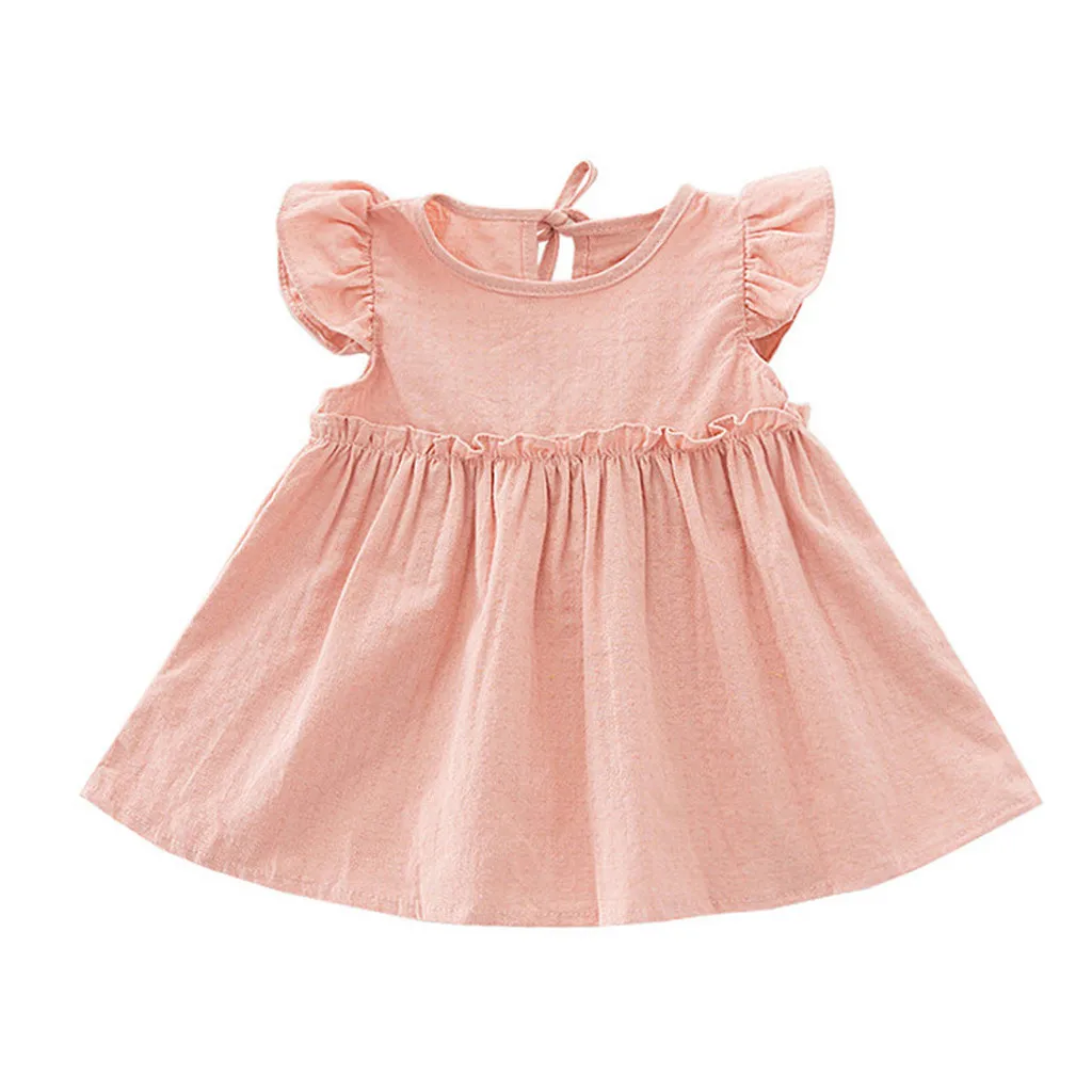 MUQGEW Baby Girls Dress Toddler Kids Clothes Ruffle Solid Linen Elegant Princess Dresses For Girl Summer Beach Party Dress 2019
MUQGEW Baby Girls Dress Toddler Kids Clothes Ruffle Solid Linen Elegant Princess Dresses For Girl Summer Beach Party Dress 2019