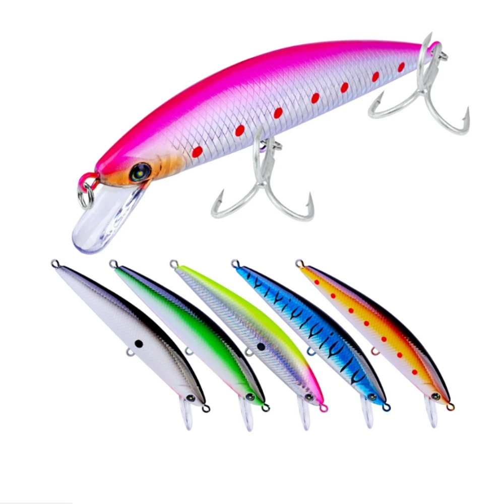1Pcs 13cm 41g Minnow Fishing Lure Fish Wobbler Tackle Crankbait Artificial Japan Hard Bait Swim baits 2# Hooks fishing tackle
1Pcs 13cm 41g Minnow Fishing Lure Fish Wobbler Tackle Crankbait Artificial Japan Hard Bait Swim baits 2# Hooks fishing tackle