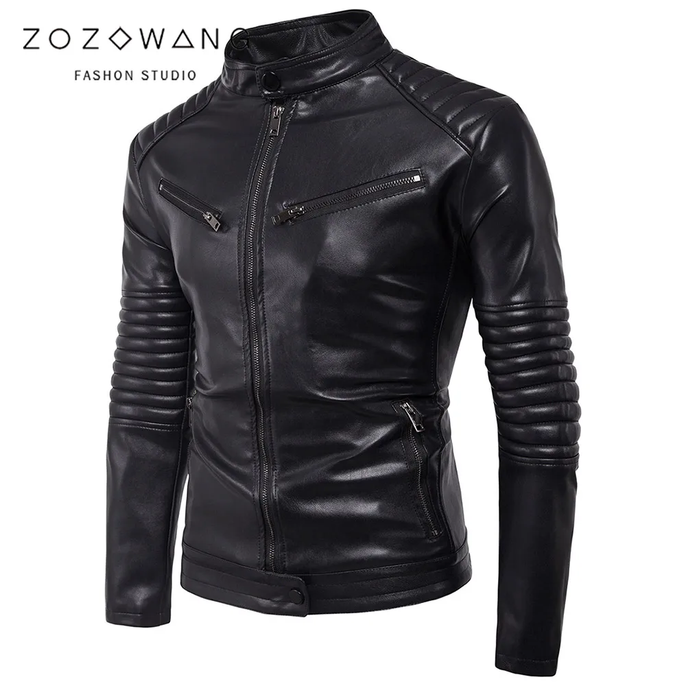ZOZOWANG Spring Autumn New PU Leather jacket Men's Leisure Leather Jacket Washed Thin Motorcycle Leather Jacket Coat Size M-5XL
ZOZOWANG Spring Autumn New PU Leather jacket Men's Leisure Leather Jacket Washed Thin Motorcycle Leather Jacket Coat Size M-5XL