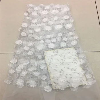 3D Appliquesd African Lace Fabric Nigerian French Fabric 2018 High Quality African French Tulle Lace Fabric with beads RF4-27
3D Appliquesd African Lace Fabric Nigerian French Fabric 2018 High Quality African French Tulle Lace Fabric with beads RF4-27