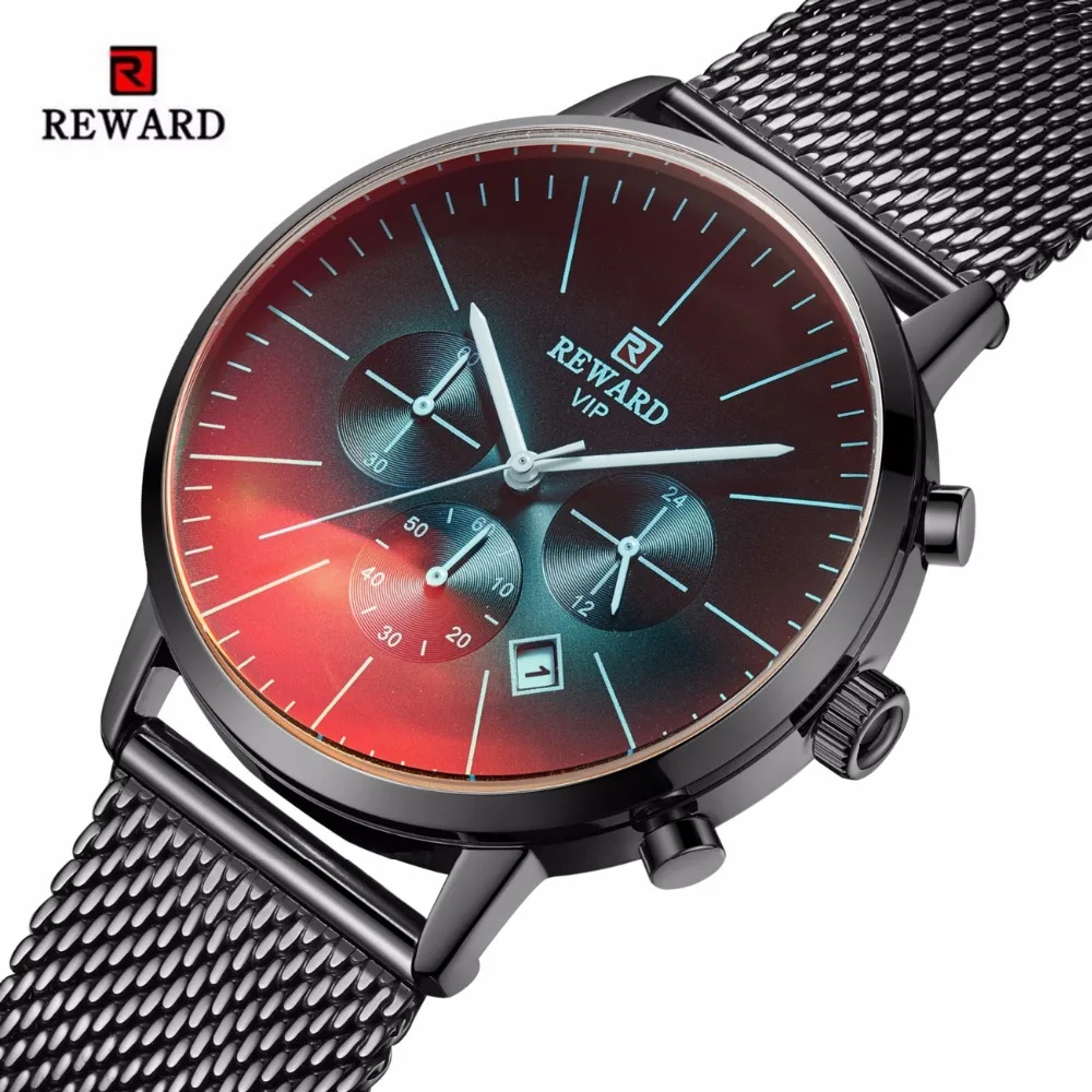 REWARD Men's Watch Fashion Colorful Chronograph Sport Watches For Men Waterproof Men's Watches reloj hombre relogio masculino
REWARD Men's Watch Fashion Colorful Chronograph Sport Watches For Men Waterproof Men's Watches reloj hombre relogio masculino