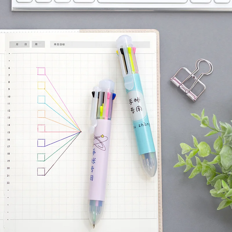 Cute Candy Color multicolored pen Multi 8 Color In One Set Ballpoint Pen pens for Writing School & Office Supplies Stationery
Cute Candy Color multicolored pen Multi 8 Color In One Set Ballpoint Pen pens for Writing School & Office Supplies Stationery