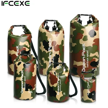 2-30L Outdoor PVC IPX6 Camouflage Waterproof Dry Bag Durable Diving Floating Camping Hiking Swimming Backpack Travel Sports Bags
2-30L Outdoor PVC IPX6 Camouflage Waterproof Dry Bag Durable Diving Floating Camping Hiking Swimming Backpack Travel Sports Bags