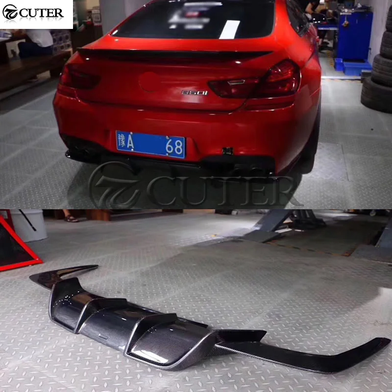 F06 M6 V style Carbon Fiber rear bumper diffuser lip for BMW F06 M6 6series 13-16
F06 M6 V style Carbon Fiber rear bumper diffuser lip for BMW F06 M6 6series 13-16