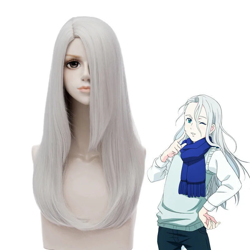 on ICE Viktor Nikiforov Cosplay Wig Long Hair Young Victor Halloween Cos YURI!!