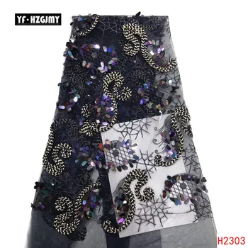 YF HZGJMY Embroidered High Quality French African Lace Fabric Nigeria Bridal Lace Navy Blue 2019 Sequin Lace Fabric A2303
YF HZGJMY Embroidered High Quality French African Lace Fabric Nigeria Bridal Lace Navy Blue 2019 Sequin Lace Fabric A2303