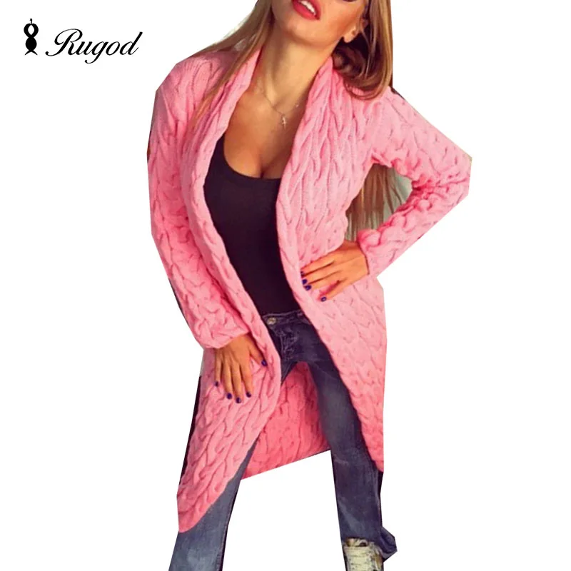 RUGOD Spring Long Knitted Cardigans Coat Women 2019 Fashion Long Sleeve Sweater Womans Solid Slim Cardigan Female Outerwear
RUGOD Spring Long Knitted Cardigans Coat Women 2019 Fashion Long Sleeve Sweater Womans Solid Slim Cardigan Female Outerwear