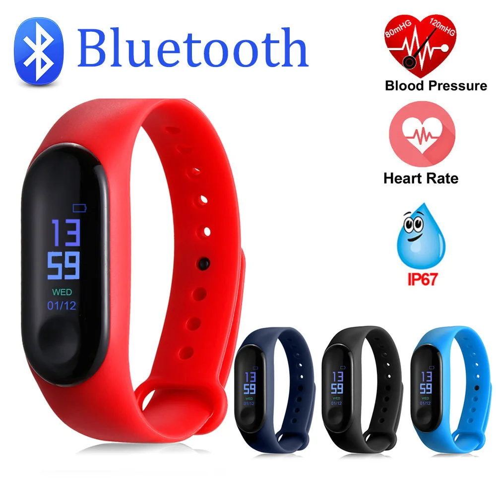 M3 Fitness Bracelet With Color IPS Smart Sport Screen Watch Women IP65 Waterproof Blood Pressure Meter Oxygen Activity Tracker
M3 Fitness Bracelet With Color IPS Smart Sport Screen Watch Women IP65 Waterproof Blood Pressure Meter Oxygen Activity Tracker