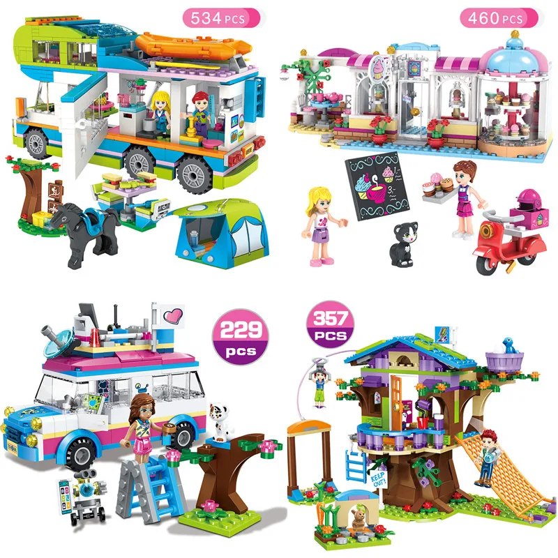Friends Series Heart Lake City Girls Club Street Legoings Model Building Blocks Pink Cake Cafe Blue Camper Friend Toys Gift
Friends Series Heart Lake City Girls Club Street Legoings Model Building Blocks Pink Cake Cafe Blue Camper Friend Toys Gift