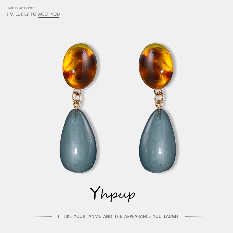 Yhpup Fashion Occident Brand Resin Temperament Dangle Earrings Acrylic Pendientes Brincos Statement Jewelry For Women Party Gift
Yhpup Fashion Occident Brand Resin Temperament Dangle Earrings Acrylic Pendientes Brincos Statement Jewelry For Women Party Gift