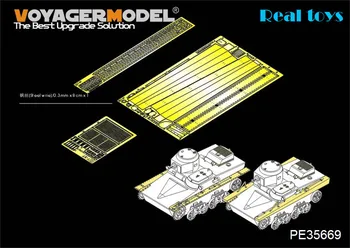 Voyager MODEL 1/35 PE35669 WWII Russian T-37 Amphibious Light tank (FOR HOBBYBOSS 83818/83819)
Voyager MODEL 1/35 PE35669 WWII Russian T-37 Amphibious Light tank (FOR HOBBYBOSS 83818/83819)