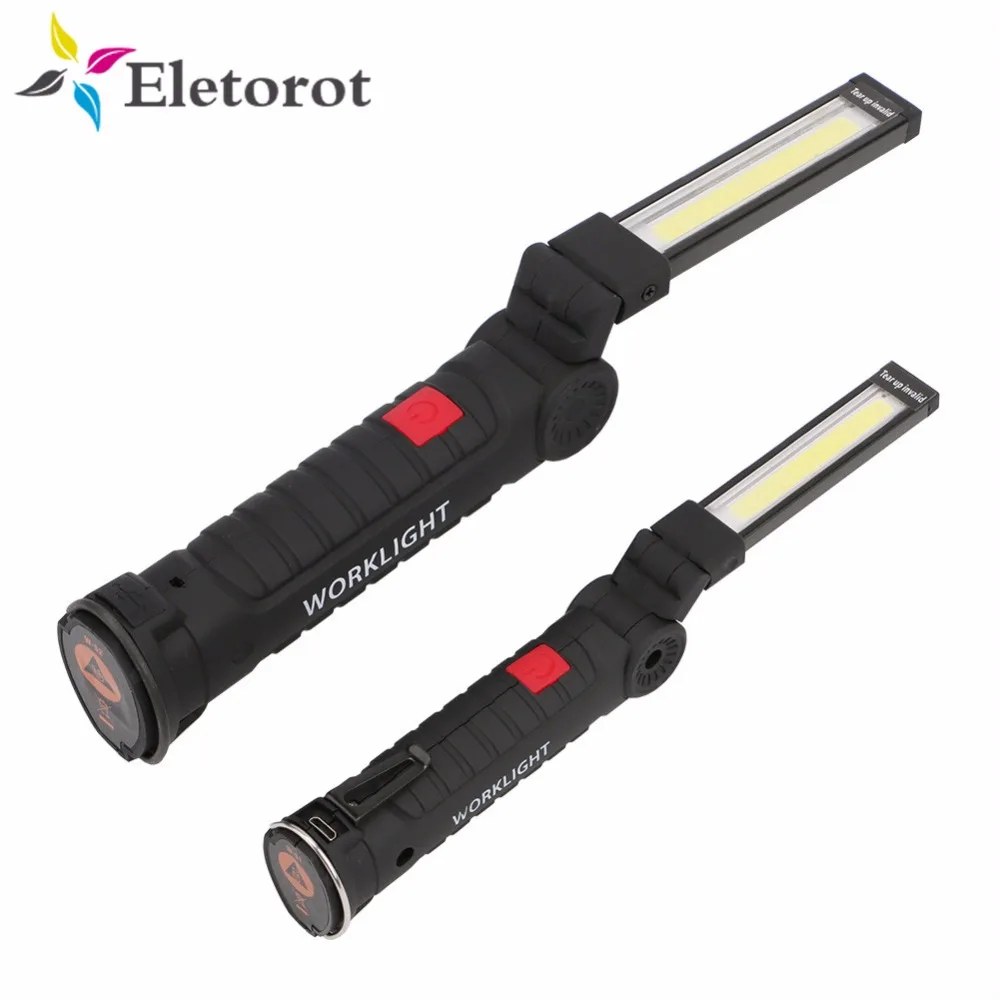 USB Rechargeable COB Flashlight Torch Portable 5-Mode Work Light Magnetic LED Lanterna Outdoor Camping Hanging Hook Lamp
USB Rechargeable COB Flashlight Torch Portable 5-Mode Work Light Magnetic LED Lanterna Outdoor Camping Hanging Hook Lamp
