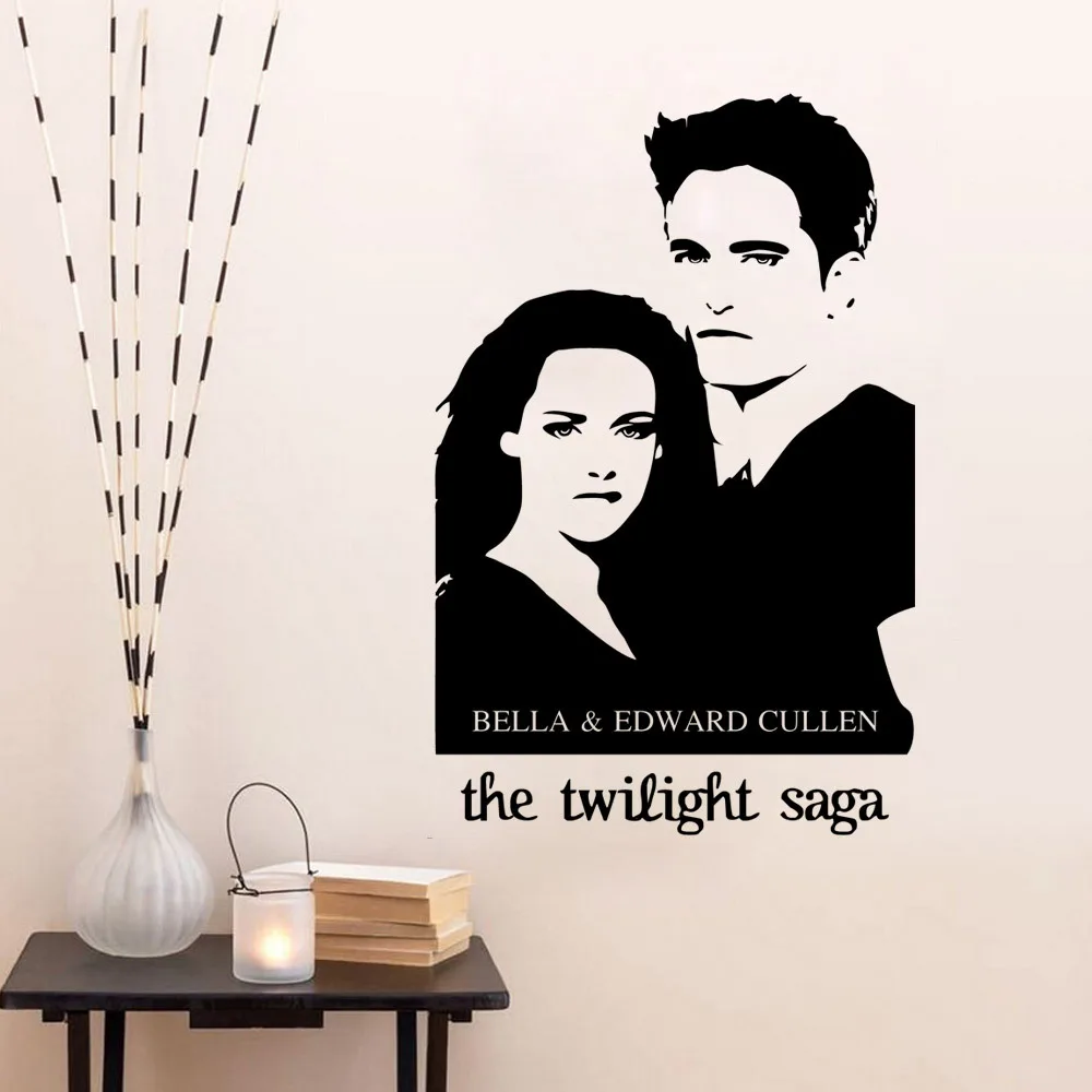 BELLA AND EDWARD CULLEN TWILIGHT SAGA WALL STICKER VINYL TRANSFER CONTEMPORARY Decal Decor 9182
BELLA AND EDWARD CULLEN TWILIGHT SAGA WALL STICKER VINYL TRANSFER CONTEMPORARY Decal Decor 9182