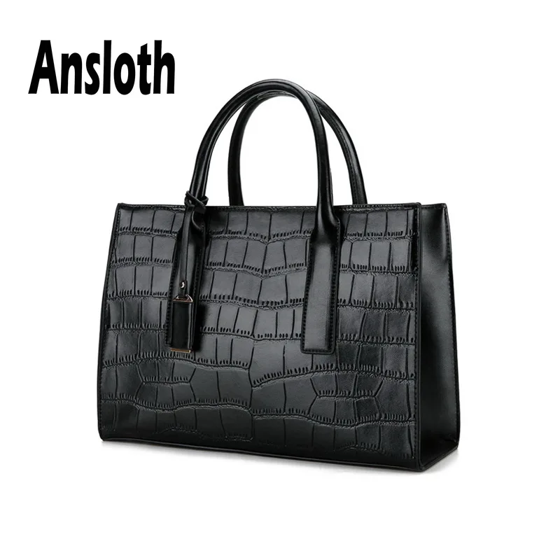 Ansloth Crocodile Leather Handbag Women Quality PU Leather Handbag Ladies Large Capacity Shoulder Bag Female Casual Tote HPS611
Ansloth Crocodile Leather Handbag Women Quality PU Leather Handbag Ladies Large Capacity Shoulder Bag Female Casual Tote HPS611