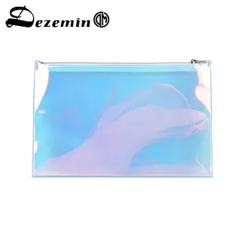 DEZEMIN TPU Clear Cosmetic Pouch with zipper Holographic for Makeup-brush Lipstick Accessories 15cm x 23cm
DEZEMIN TPU Clear Cosmetic Pouch with zipper Holographic for Makeup-brush Lipstick Accessories 15cm x 23cm