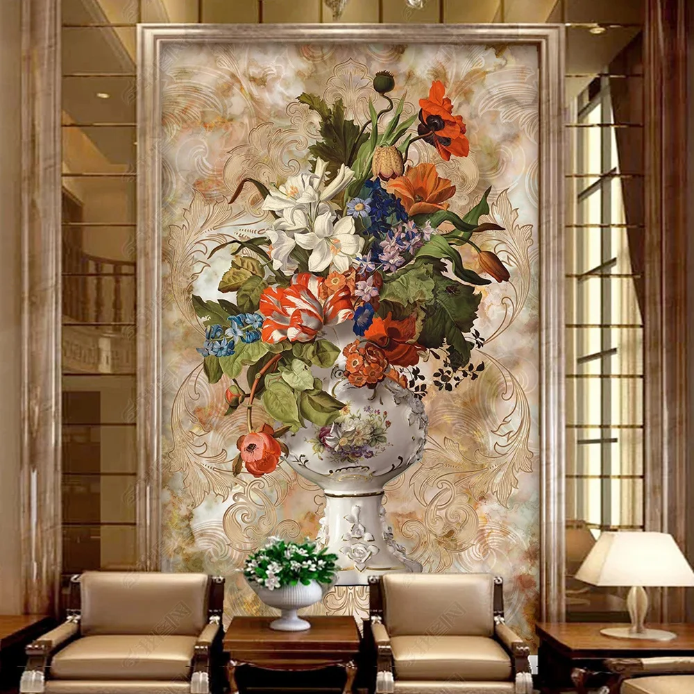 large size 3D Embossed wallpaper mural TV background wall canvas wallpaper Living room Vase painting wall covering customize
large size 3D Embossed wallpaper mural TV background wall canvas wallpaper Living room Vase painting wall covering customize