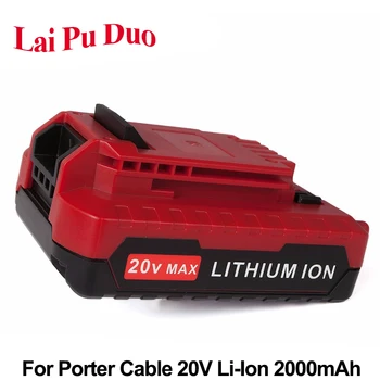 Replacement 2.0Ah 20V Li-Ion Power Tool Battery For PORTER CABLE PCC680L PCC685L
Replacement 2.0Ah 20V Li-Ion Power Tool Battery For PORTER CABLE PCC680L PCC685L