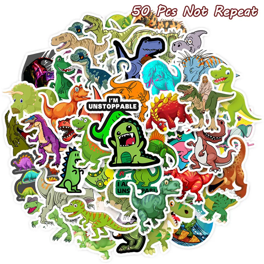 50pcs Cartoon Dinosaur Stickers Toys For Children On Scrapbook Phone Laptop Luggage Skateboard Waterproof Vinly Stickers
50pcs Cartoon Dinosaur Stickers Toys For Children On Scrapbook Phone Laptop Luggage Skateboard Waterproof Vinly Stickers