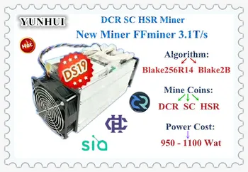 DCR/SC Miner FFMiner DS19 Double Model Blake256/Blake2B With BITMAIN APW7 1800W Power Supply Better Than Innosilicon D9 S11
DCR/SC Miner FFMiner DS19 Double Model Blake256/Blake2B With BITMAIN APW7 1800W Power Supply Better Than Innosilicon D9 S11