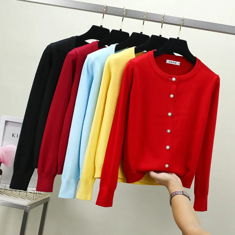 Sweater Jacket Women 2022 Spring Autumn Sweater Cardigans Knitted Coat Long Sleeve O-neck Causal Sweater 9 Color R144
Sweater Jacket Women 2022 Spring Autumn Sweater Cardigans Knitted Coat Long Sleeve O-neck Causal Sweater 9 Color R144