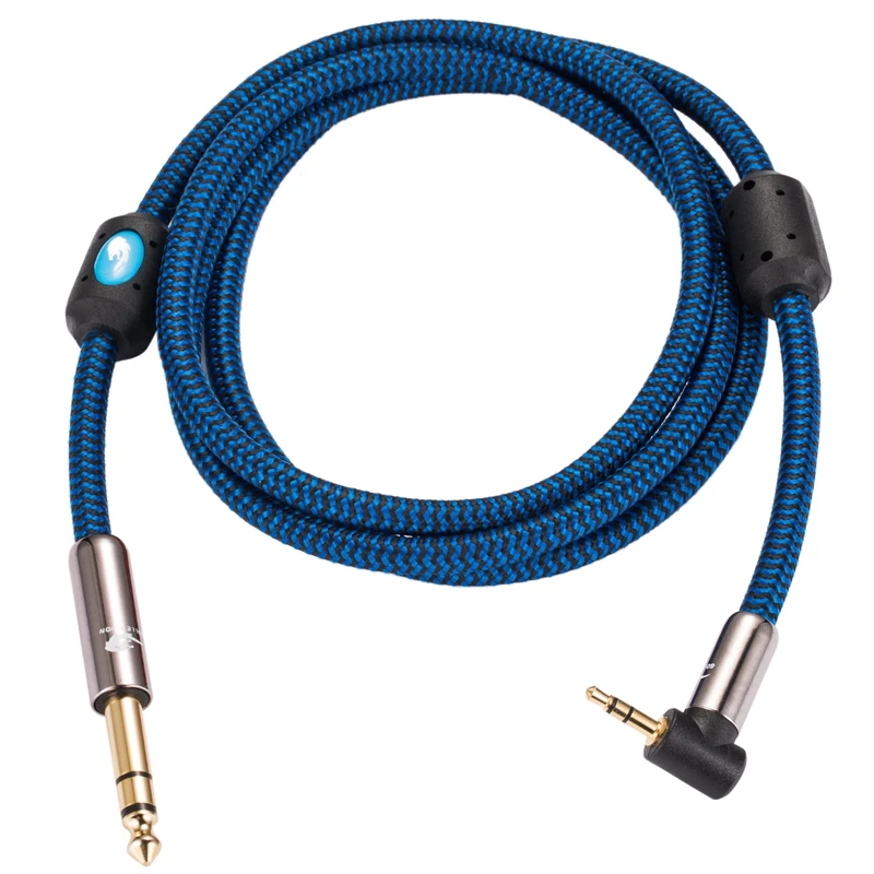 TRS Audio Cable Angled L 3.5mm Mini Jack to 6.35mm Stereo 1/4 Inch to 1/8" 3.5 PC Mixing Amplifier Cable 1M 2M 3M 5M 8M
TRS Audio Cable Angled L 3.5mm Mini Jack to 6.35mm Stereo 1/4 Inch to 1/8" 3.5 PC Mixing Amplifier Cable 1M 2M 3M 5M 8M