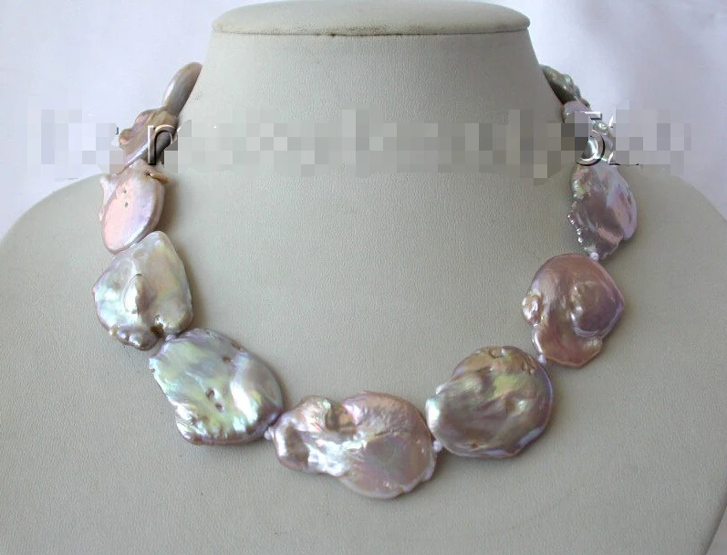 FREE SHIPPING *****stunning big 30mm baroque lavender freshwater cultured pearl necklace s1432
FREE SHIPPING *****stunning big 30mm baroque lavender freshwater cultured pearl necklace s1432