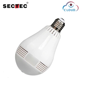 Sectec 360 degree 960P LED Light Wireless Panoramic IP Camera Home Security WiFi Camera Fisheye Home Security Bulb Lamp
Sectec 360 degree 960P LED Light Wireless Panoramic IP Camera Home Security WiFi Camera Fisheye Home Security Bulb Lamp