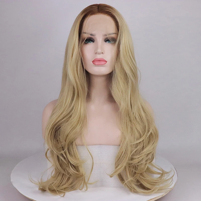 Marquesha Synthetic Lace Front Wig Ombre Blonde Color Full Wavy Heat Resistant Fiber Hair Half Hand Tied Wigs For Women
Marquesha Synthetic Lace Front Wig Ombre Blonde Color Full Wavy Heat Resistant Fiber Hair Half Hand Tied Wigs For Women