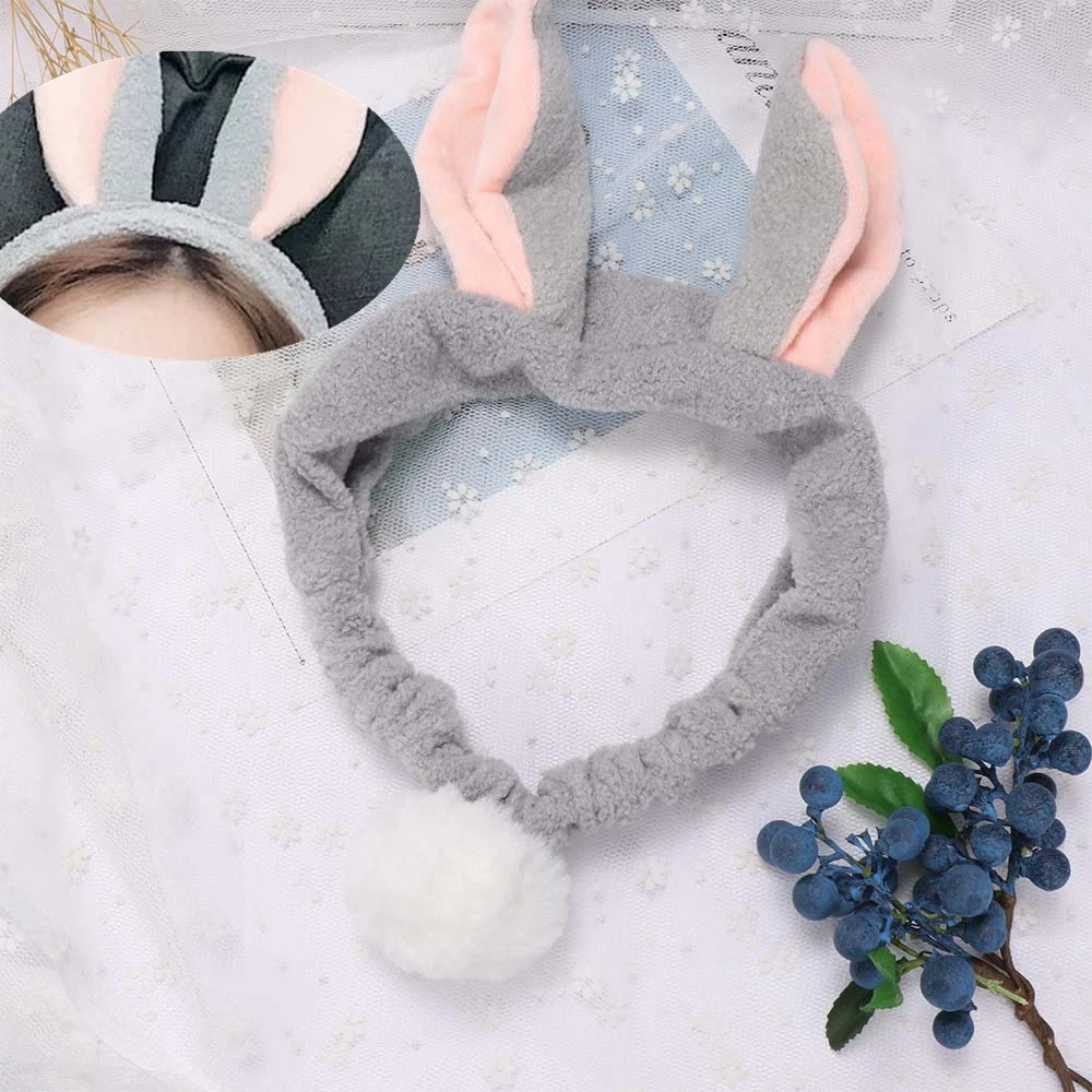 Girls Cute Rabbit Ears Elastic Hairband Makeup Tool Face Cleaing Facial Mask Headband Soft Multicolor Women Headdress
Girls Cute Rabbit Ears Elastic Hairband Makeup Tool Face Cleaing Facial Mask Headband Soft Multicolor Women Headdress