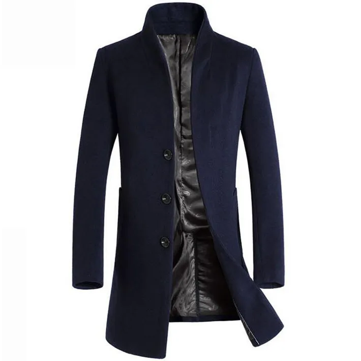Custom made Men's Wool Coat Hot Sale Warm Fashion Autumn Winter Slim Stand Collar Casual Jacket Manteau Homme Size 4 Colors
Custom made Men's Wool Coat Hot Sale Warm Fashion Autumn Winter Slim Stand Collar Casual Jacket Manteau Homme Size 4 Colors