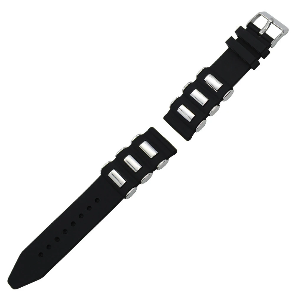 Universal Silicone Rubber Watchband Strap 20mm 22mm 24mm 26mm Black Stainless Buckle Straps Replacement Wristband Bracelet
Universal Silicone Rubber Watchband Strap 20mm 22mm 24mm 26mm Black Stainless Buckle Straps Replacement Wristband Bracelet