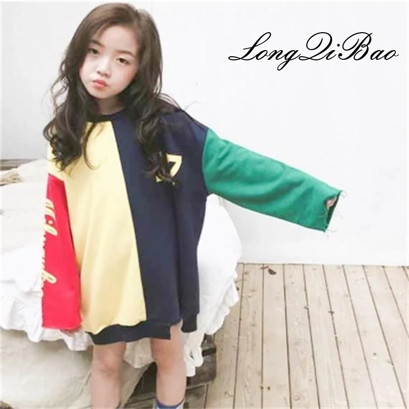 Girls autumn hooded sweater 2018 new big children children long sleeve round neck stitching fashion letter printing tide
Girls autumn hooded sweater 2018 new big children children long sleeve round neck stitching fashion letter printing tide