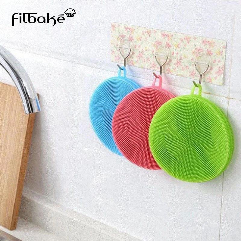 FILBAKE Silicone Dish Washing Sponge Scrubber Kitchen Cleaning Accessories Antibacterial Tool Dishwashing Deoil Brush Tools
FILBAKE Silicone Dish Washing Sponge Scrubber Kitchen Cleaning Accessories Antibacterial Tool Dishwashing Deoil Brush Tools