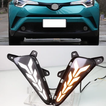 CSGJMY LED DRL Daytime Running Light Daylight For Toyota C-HR CHR 2016 2017 2018 2019 Turn Signal Style Relay Waterproof ABS
CSGJMY LED DRL Daytime Running Light Daylight For Toyota C-HR CHR 2016 2017 2018 2019 Turn Signal Style Relay Waterproof ABS