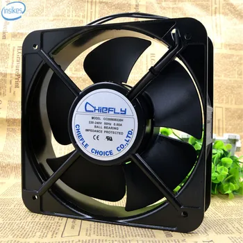 CC20060B220H Welding Cabinet Exhaust Cooling Fan AC 220V 0.5A 58/65W 2600RPM 200*200*60mm 20CM 50/60HZ 2 Wires
CC20060B220H Welding Cabinet Exhaust Cooling Fan AC 220V 0.5A 58/65W 2600RPM 200*200*60mm 20CM 50/60HZ 2 Wires