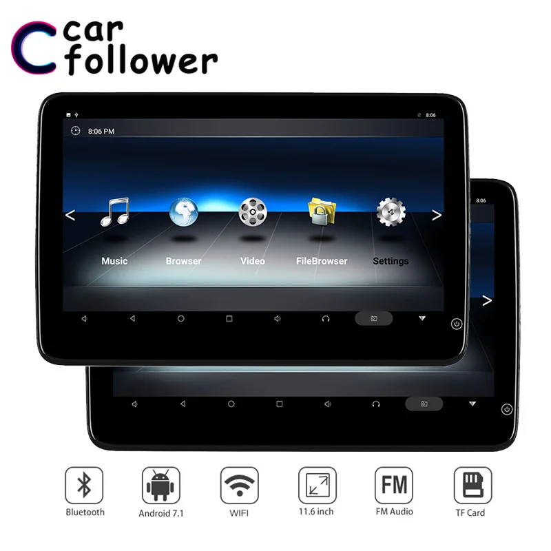 Android Monitors 12.5 Inch HD 1080P 2.5D Ultra-Thin MP5 Touch Screen For Cars WIFI Bluetooth USB SD HDMI FM Headrest Screen 
Android Monitors 12.5 Inch HD 1080P 2.5D Ultra-Thin MP5 Touch Screen For Cars WIFI Bluetooth USB SD HDMI FM Headrest Screen