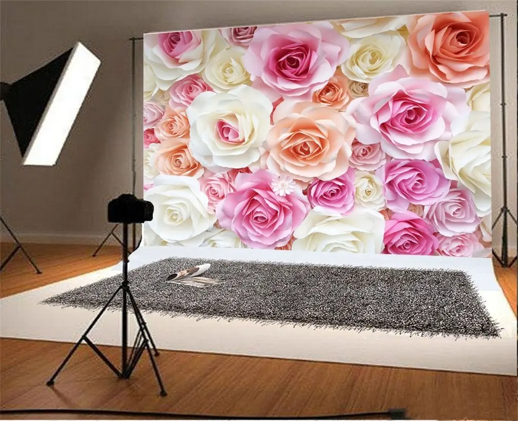 Photography Backdrop Paper Flowers Blooming Rose Floral Wallpaper Photo Background Party
Photography Backdrop Paper Flowers Blooming Rose Floral Wallpaper Photo Background Party