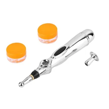 Electric Acupuncture Massage Pen Health Meridian Pain Relief Therapy Electronic Meridian Energy Pen Massager Body Head Neck Leg 
Electric Acupuncture Massage Pen Health Meridian Pain Relief Therapy Electronic Meridian Energy Pen Massager Body Head Neck Leg