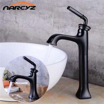 Basin Faucets Black Oil Rubbed Bronze Brass Bathroom Faucet Single Handle Bath Sink Cold Hot Water Mixer Tap torneiras B550
Basin Faucets Black Oil Rubbed Bronze Brass Bathroom Faucet Single Handle Bath Sink Cold Hot Water Mixer Tap torneiras B550