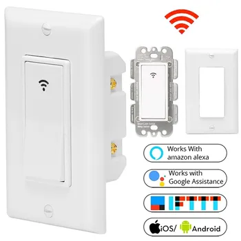 Remote Control Light Switch Wall Panel Wireless Smart Touch ON OFF Plate Work Intelligent Home
Remote Control Light Switch Wall Panel Wireless Smart Touch ON OFF Plate Work Intelligent Home