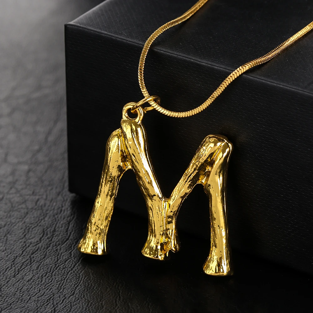 DIY A-Z Personalized Fashion Letter Alphabet Pendant Necklace For Women Girl Gold Color Chain Initial Bib Necklaces Jewelry Gift
DIY A-Z Personalized Fashion Letter Alphabet Pendant Necklace For Women Girl Gold Color Chain Initial Bib Necklaces Jewelry Gift
