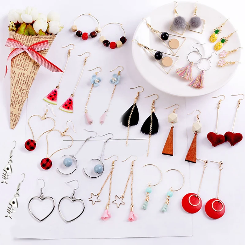 Sale 1Pair Korean Sweet Heart Shaped Flower Cute Girls Drop Earrings Unique Wooden Alloy Pandent Dangle Earrings
Sale 1Pair Korean Sweet Heart Shaped Flower Cute Girls Drop Earrings Unique Wooden Alloy Pandent Dangle Earrings