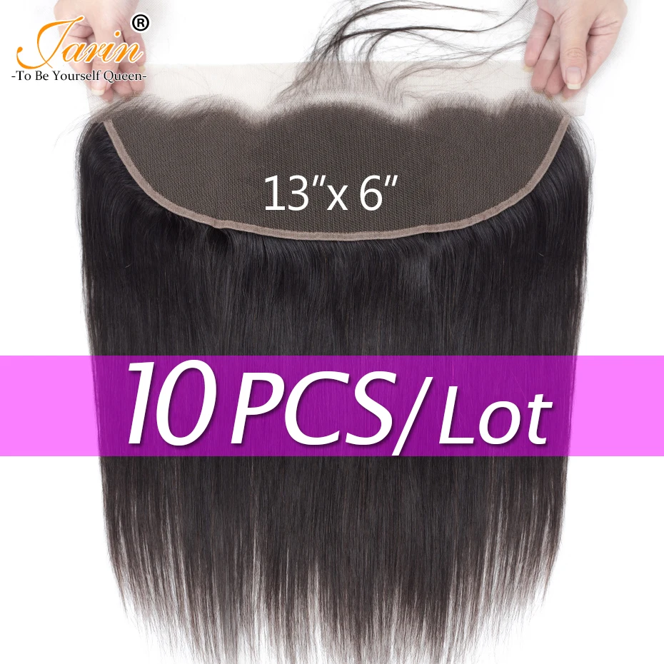 10 Pieces/lot 13x6 Brazilian Lace Frontal Closure Straight Hair Free Part Ear To Ear 130% Density Remy Hair Natural Pre Plucked
10 Pieces/lot 13x6 Brazilian Lace Frontal Closure Straight Hair Free Part Ear To Ear 130% Density Remy Hair Natural Pre Plucked