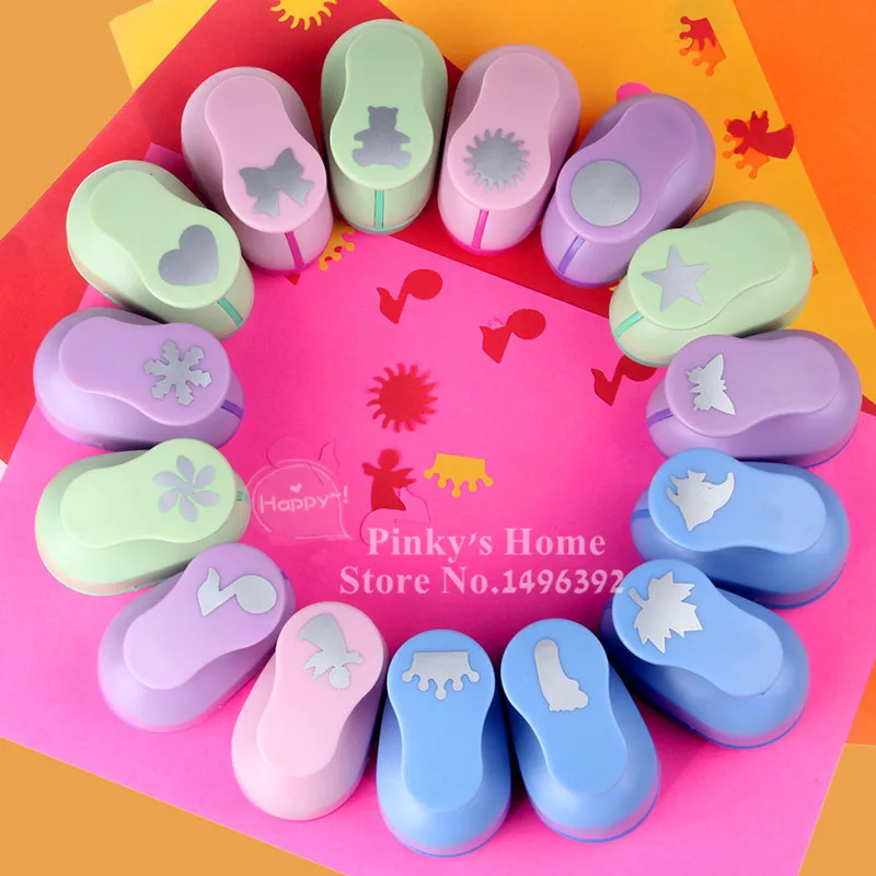 1''(2.5cm) DIY EVA Foam Maker Craft Art Hole Punch Paper Shaper Puncher Kids Scrapbooking Cutter | Канцтовары для офиса и