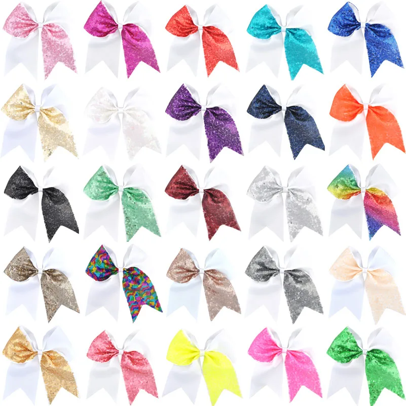 26pcs/lot 7 Inch Ribbon Cheer Bows Hair Clips for Girls Women Patchwork Sequin Hair Bow Handmade Hairpins Kids Hair Accessories
26pcs/lot 7 Inch Ribbon Cheer Bows Hair Clips for Girls Women Patchwork Sequin Hair Bow Handmade Hairpins Kids Hair Accessories