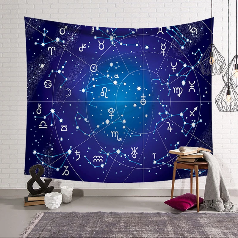 Loartee Celestial Constellation Astrology Tapestry Star Sky University Modern Boho Decor Decoration Wandkleed Backdrop
Loartee Celestial Constellation Astrology Tapestry Star Sky University Modern Boho Decor Decoration Wandkleed Backdrop