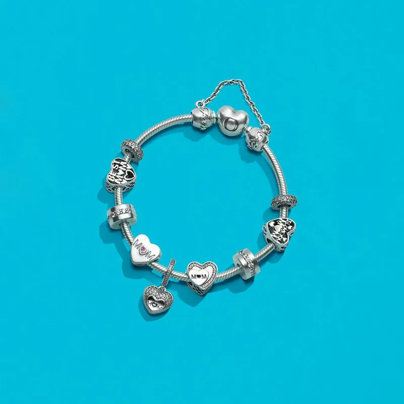 925 Sterling Silver TLove From Mom Set Bracelet Fit DIY Original Jewelry Woman Friendship Bracelets Nightmare Before Christmas
925 Sterling Silver TLove From Mom Set Bracelet Fit DIY Original Jewelry Woman Friendship Bracelets Nightmare Before Christmas