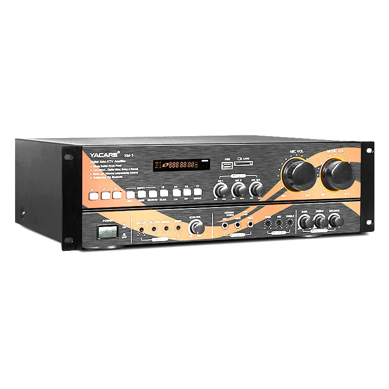 KM-1 professional home amplifier wireless Bluetooth amplifier KTV audio high power amplifier machine
KM-1 professional home amplifier wireless Bluetooth amplifier KTV audio high power amplifier machine