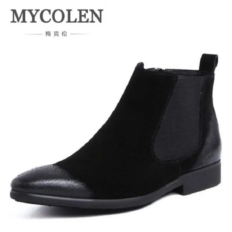MYCOLEN Ankle Boots With Zipper High Quality Leather Brown Men Business Office Shoes Retro Black Chelsea Boots Zapatos Hombre
MYCOLEN Ankle Boots With Zipper High Quality Leather Brown Men Business Office Shoes Retro Black Chelsea Boots Zapatos Hombre