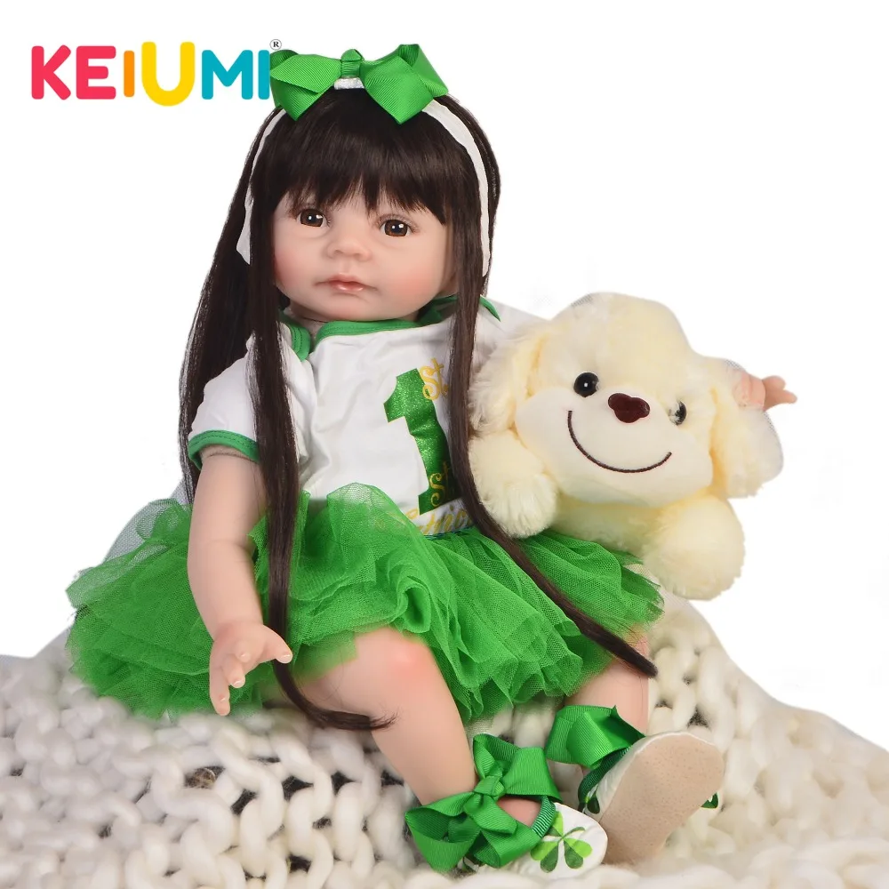 KEIUMI 22'' Reborn Princess Baby Soft Silicone Vinyl Body Realistic Reborn Babies Dolls Girl For kids Children's Day XMAS Gifts
KEIUMI 22'' Reborn Princess Baby Soft Silicone Vinyl Body Realistic Reborn Babies Dolls Girl For kids Children's Day XMAS Gifts